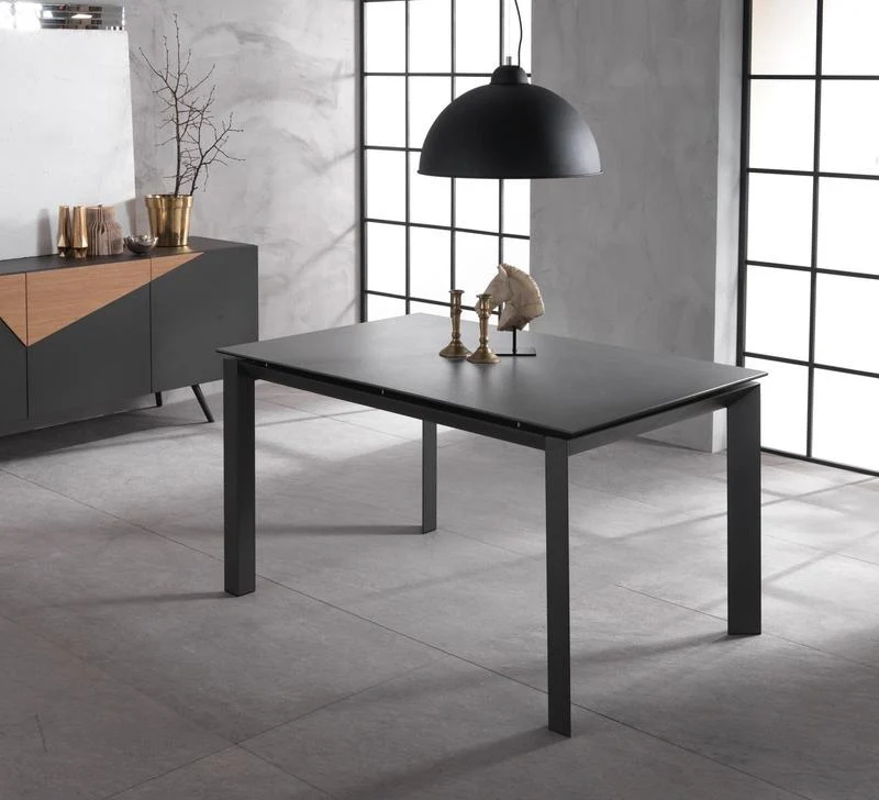 Account - Tavolo in ceramica su vetro temperato