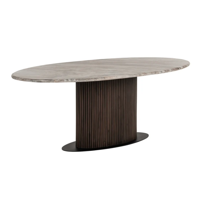 Richmond Interiors – Esstisch Rasford dark brown oval 200