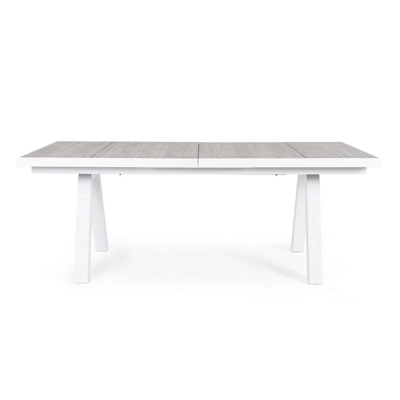 Tavolo da giardino allungabile con piano in ceramica 205/265 cm – Krion
