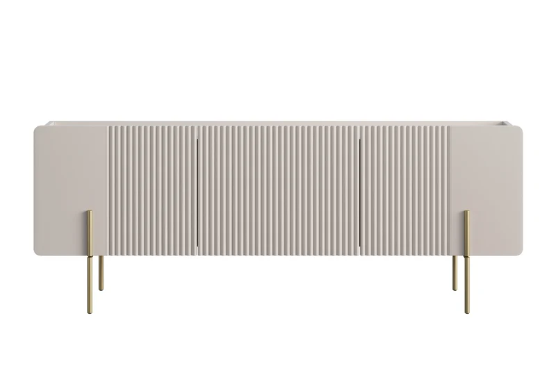 Mobile TV 2 ante 1 cassetto con piede in metallo Miami 150x57 cm