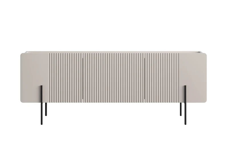 Mobile TV 2 ante 1 cassetto con piede in metallo Miami 150x57 cm