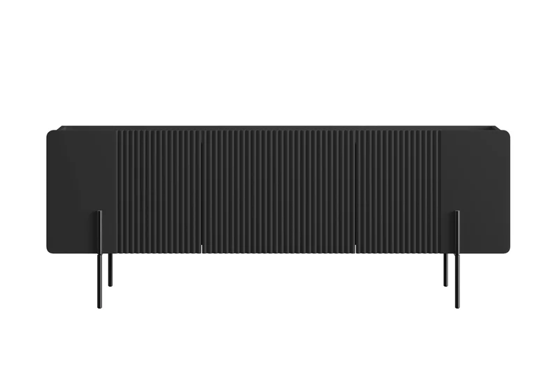 Mobile TV 2 ante 1 cassetto con piede in metallo Miami 150x57 cm