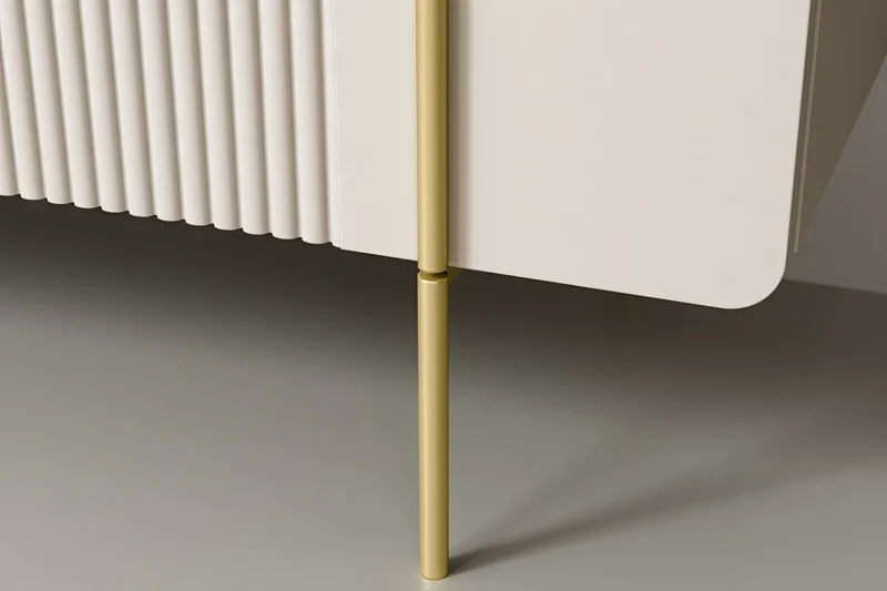 Madia 3 ante con piede in metallo Miami 150x87 cm