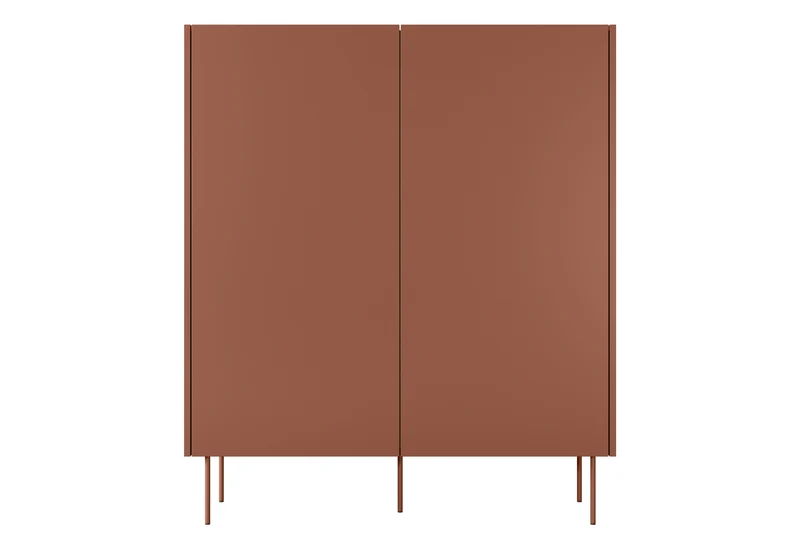 Credenza 2 ante 2 cassetti con piede in metallo Mars 120x140 cm