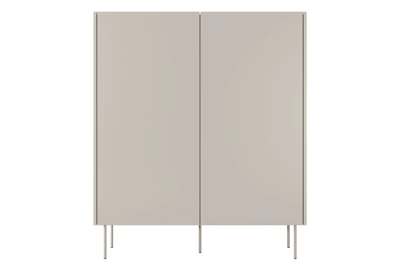 Credenza 2 ante 2 cassetti con piede in metallo Mars 120x140 cm