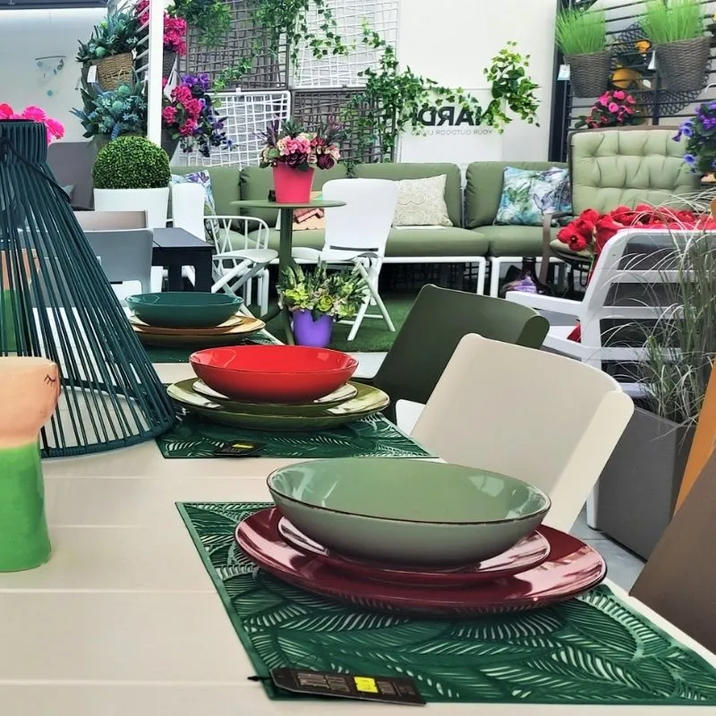 Tavolo da giardino allungabile in alluminio bianco 210/280 cm – Rio Alu