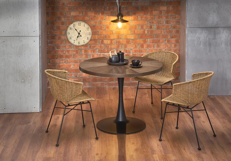 Tavolo rotondo per 4 persone rovere Orbis 100x75 cm
