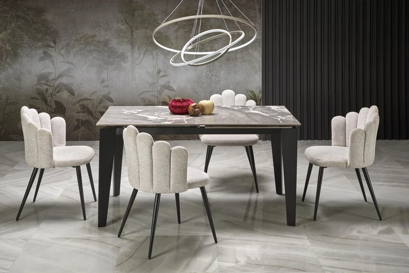 Tavolo allungabile per 6/8 persone marmo Aliseo 141/201x81 cm