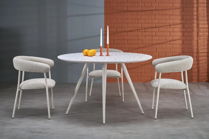 Tavolo rotondo per 4 persone rovere Aramis 120x76 cm