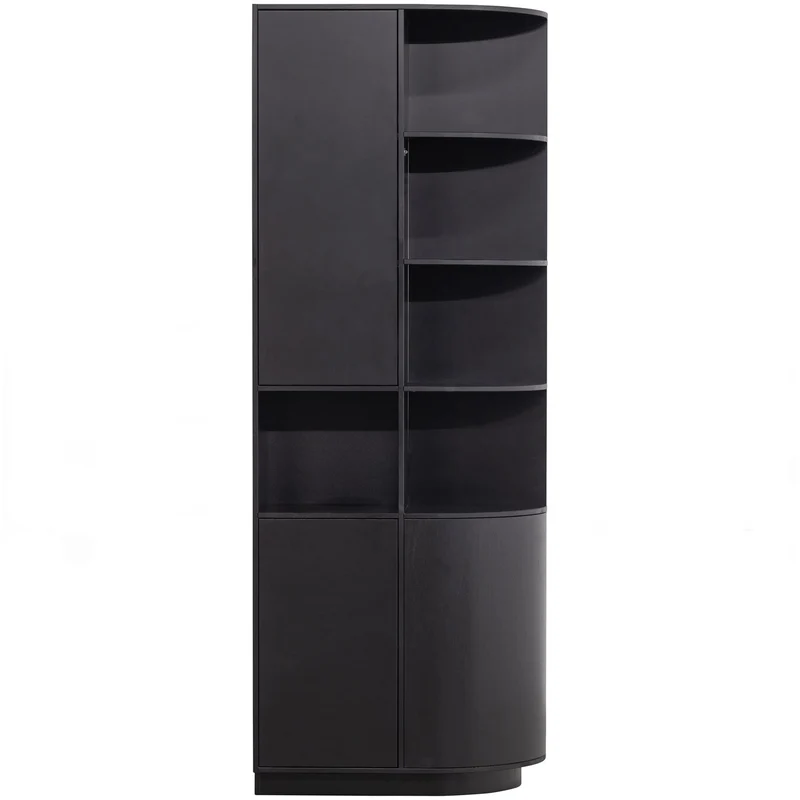 Credenza 2 ante in legno di pino nero Finca 210x78 cm