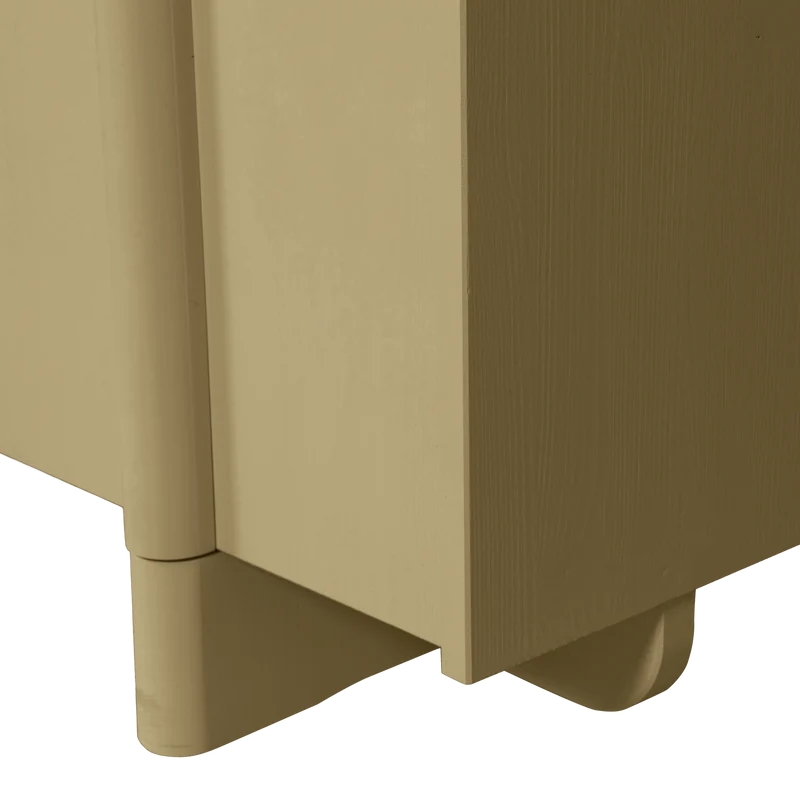 Credenza 2 ante 1 cassetto in legno di pino Basu 210x101 cm