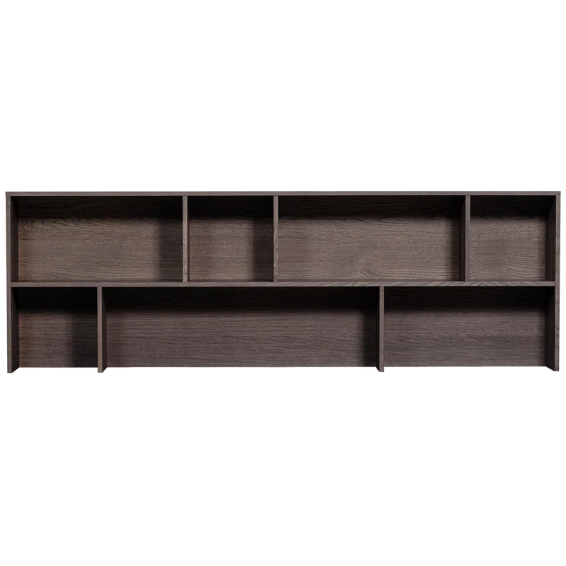 Credenza a giorno in legno di quercia New Gravure 65x200 cm