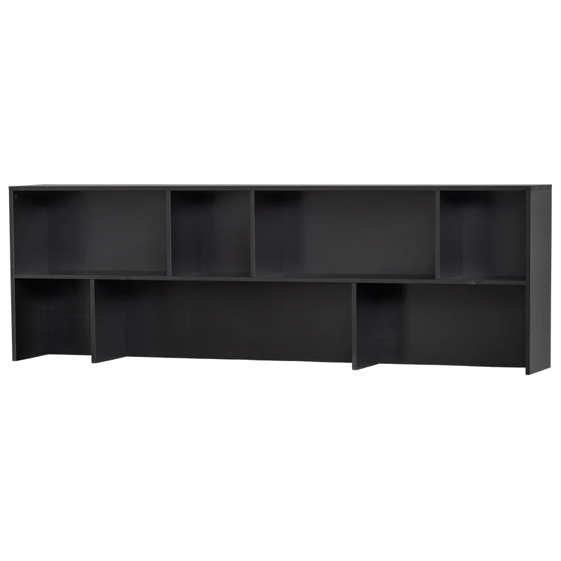 Credenza a giorno in legno di quercia New Gravure 65x200 cm