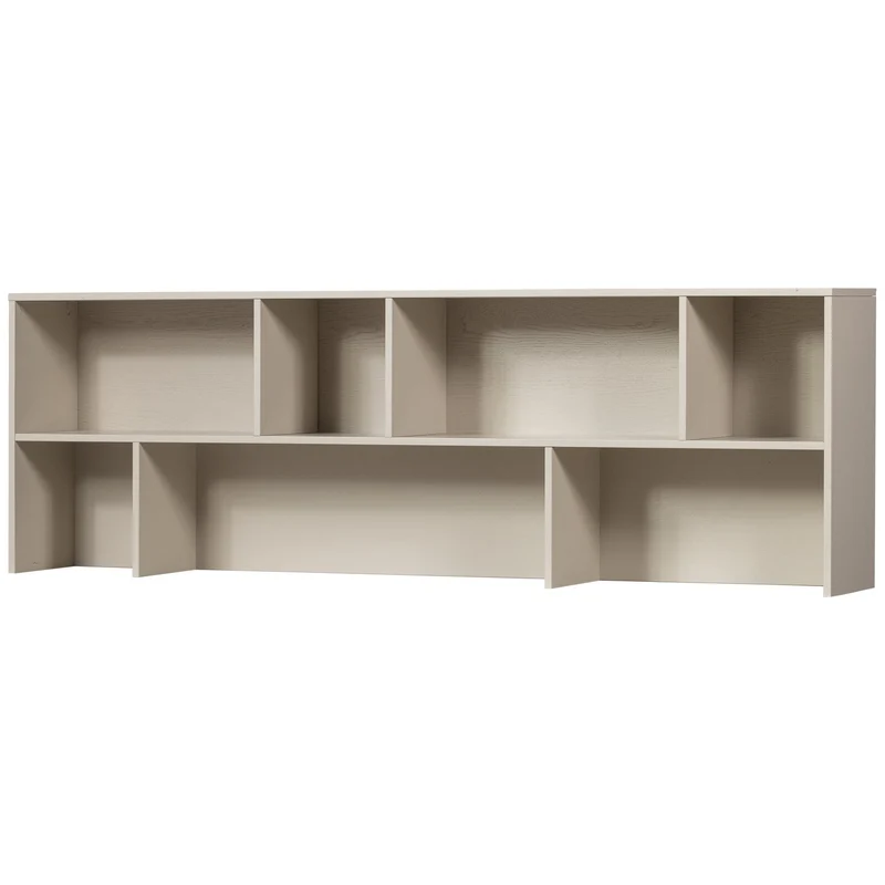 Credenza a giorno in legno di quercia New Gravure 65x200 cm