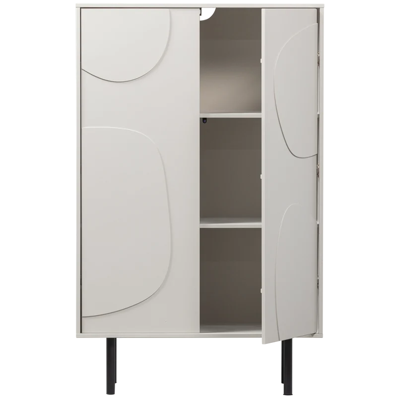 Credenza 2 ante in legno di pino Cadiz 135x85 cm