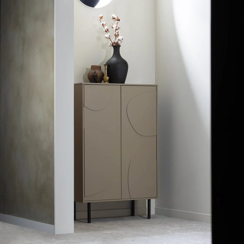 Credenza 2 ante in legno di pino Cadiz 135x85 cm
