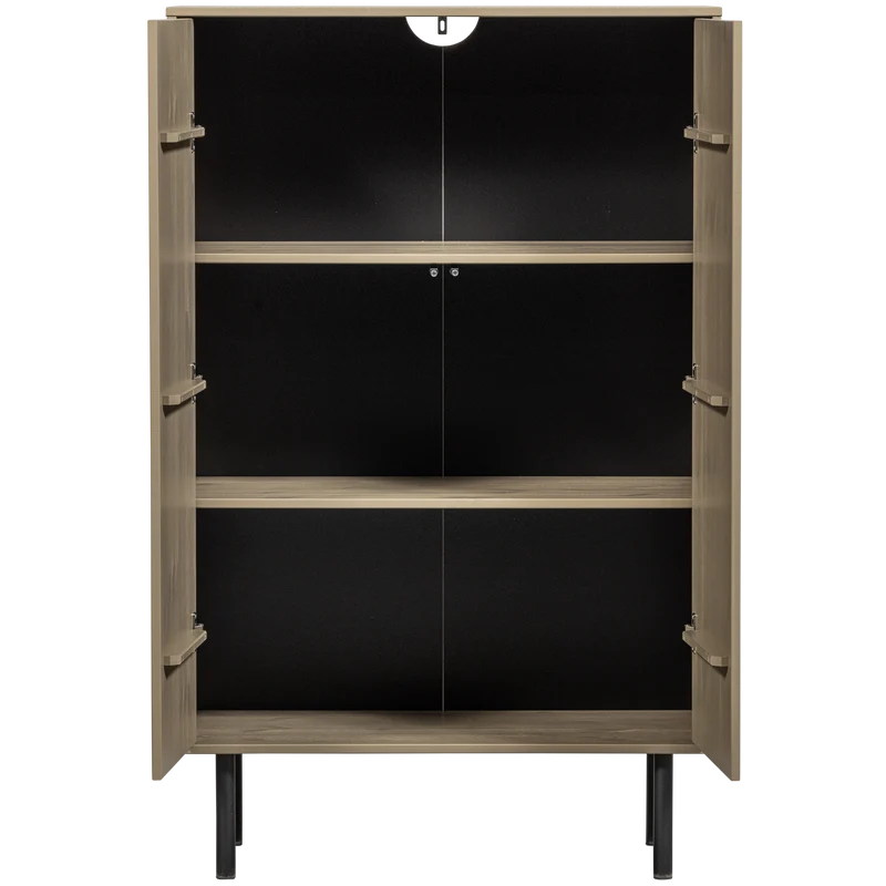 Credenza 2 ante in legno di pino Cadiz 135x85 cm