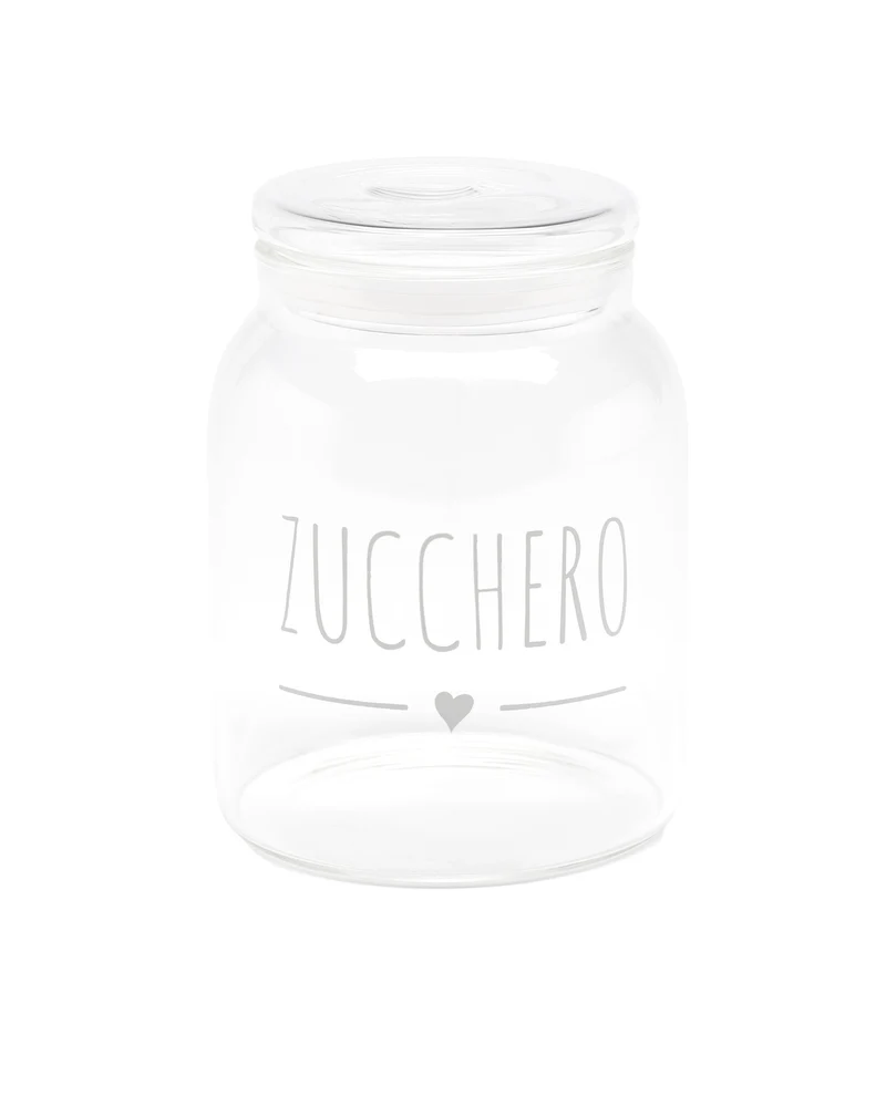 Barattolo in vetro borosilicato - Zucchero
