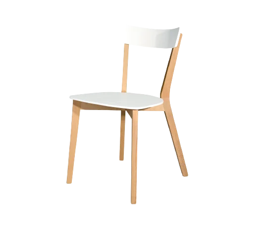 Fiona (SET 4 SEDIE) - Sedia in legno bicolore