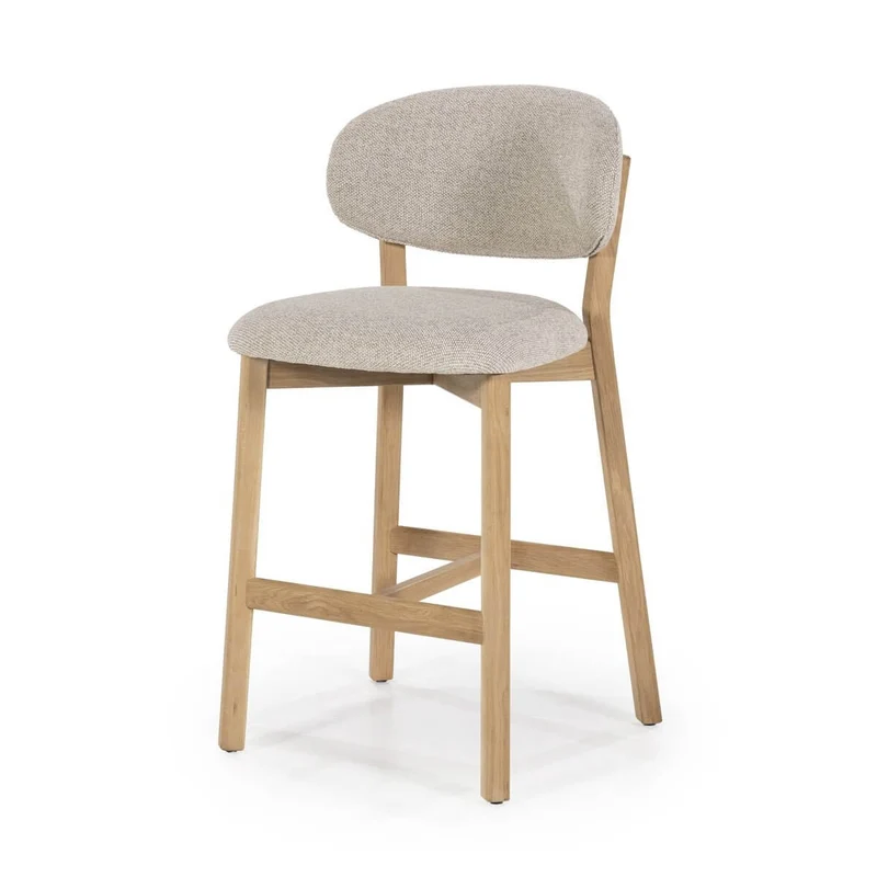 Eleonora Barstuhl Mikky Taupe SH 68,5 cm