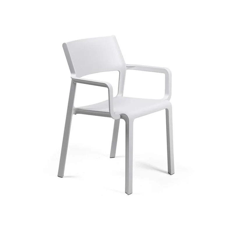 Sedia Trill Bianca con Braccioli