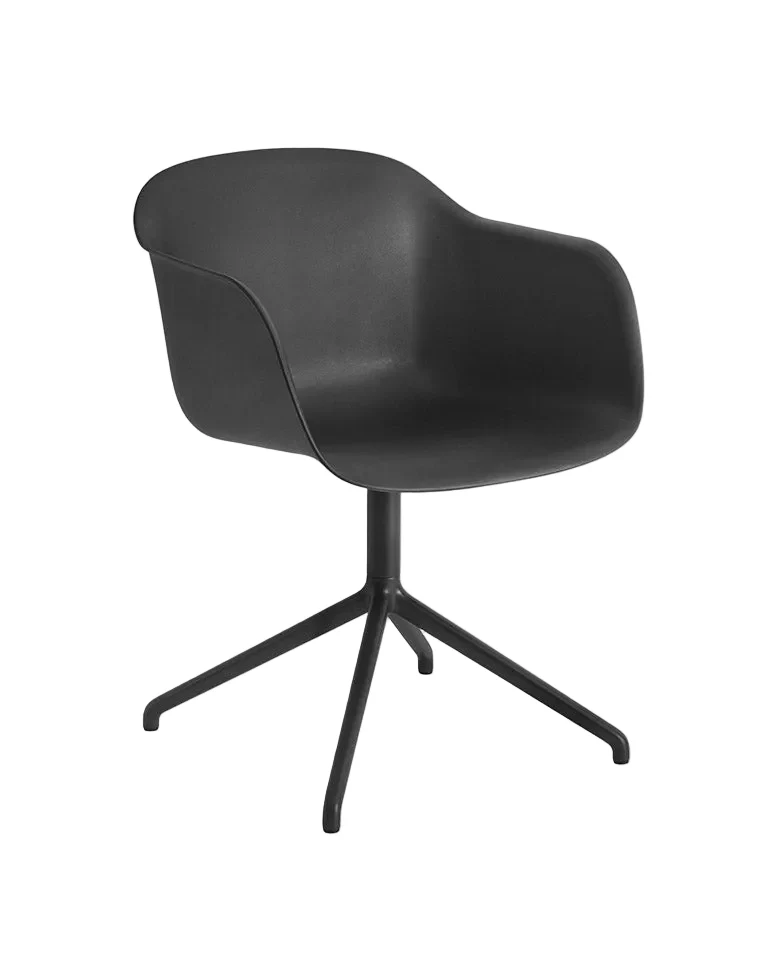 Fiber Armchair Swivel w/ Return