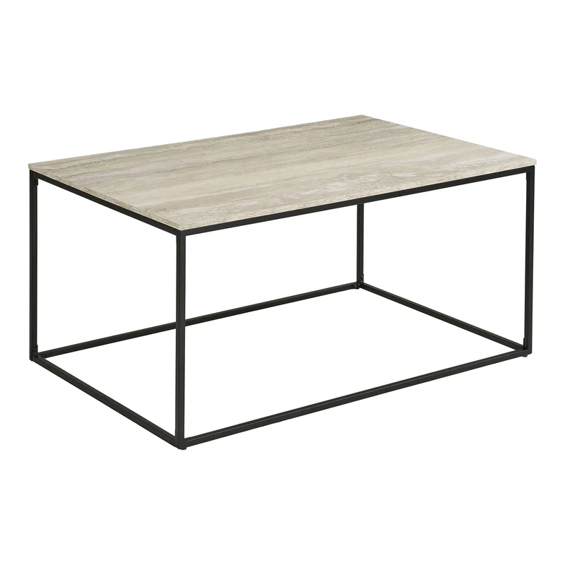 Matera Amora Couchtisch Beige Travertin-Look