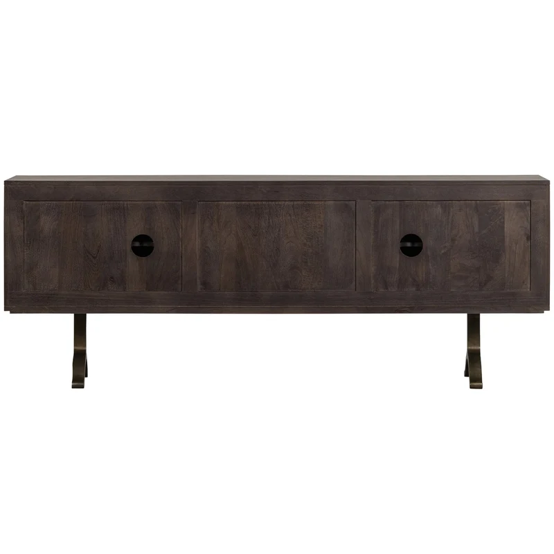 Madia 4 ante 1 cassetto in legno di mango Draw 70x180 cm