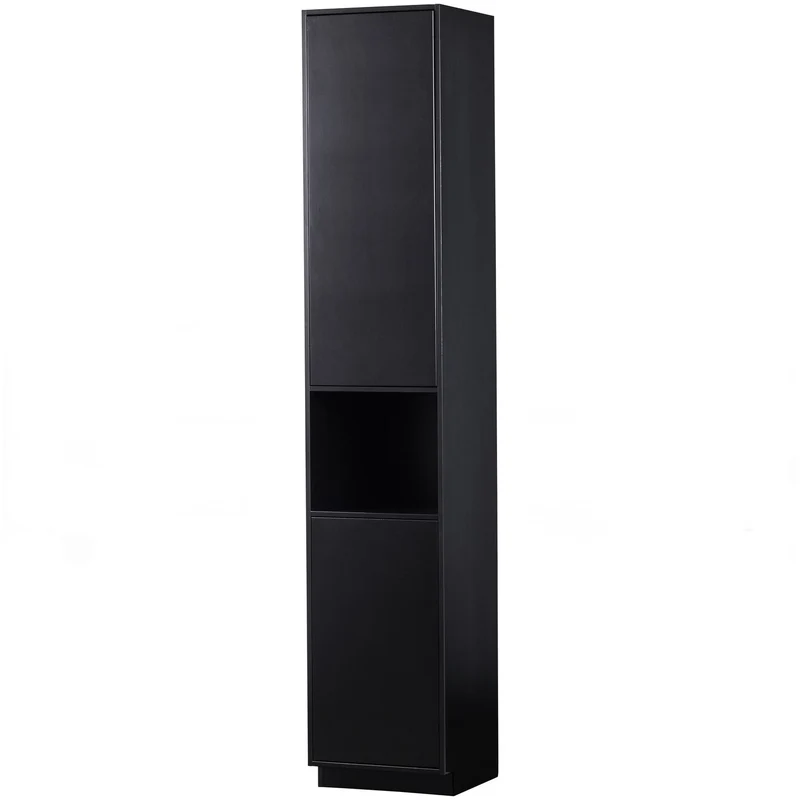 Credenza 2 ante in legno di pino nero Finca 210x40 cm