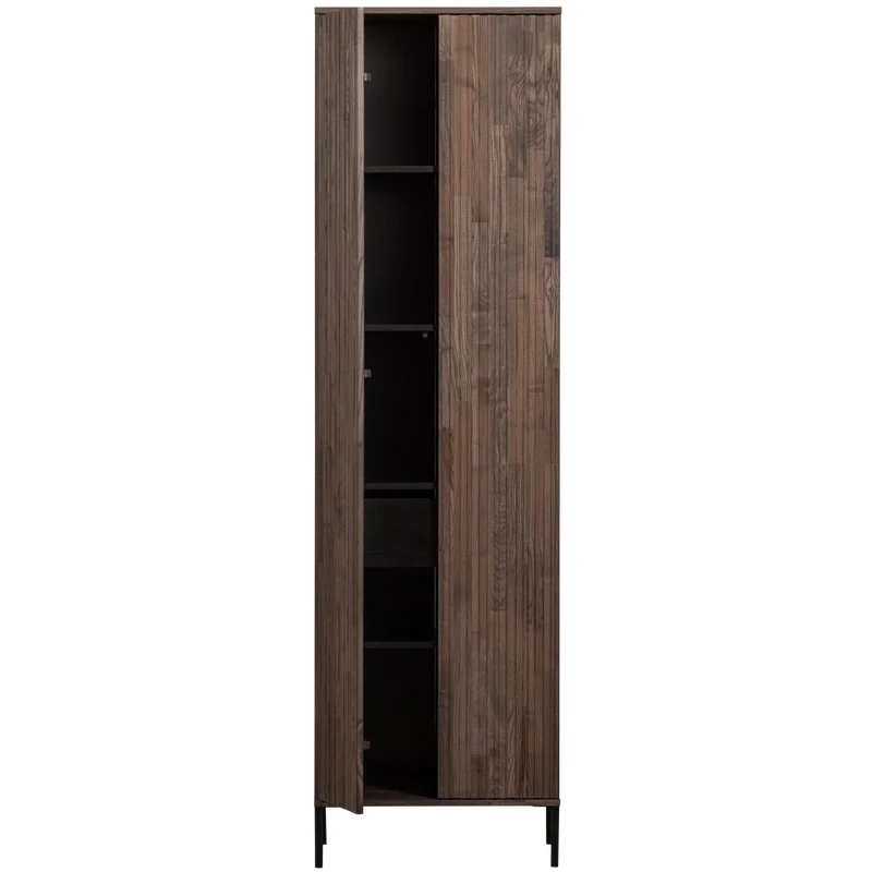 Credenza 2 ante 1 cassetto in legno di frassino New Gravure 210x60 cm