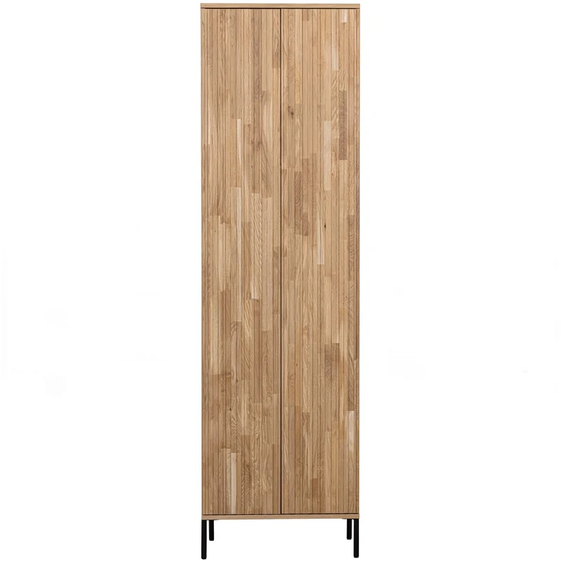 Credenza 2 ante 1 cassetto in legno di frassino New Gravure 210x60 cm