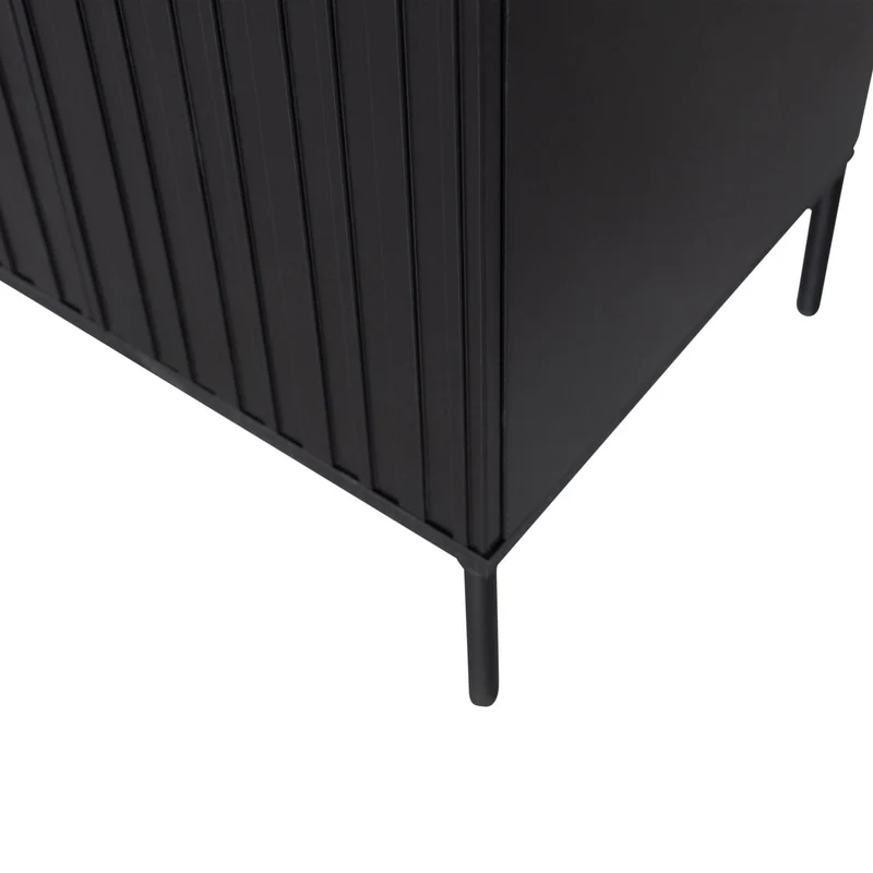 Credenza 2 ante 1 cassetto in legno di frassino New Gravure 210x60 cm