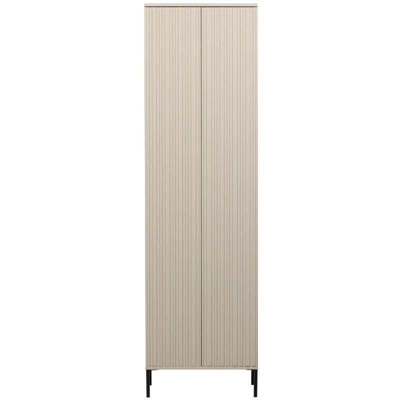 Credenza 2 ante 1 cassetto in legno di frassino New Gravure 210x60 cm