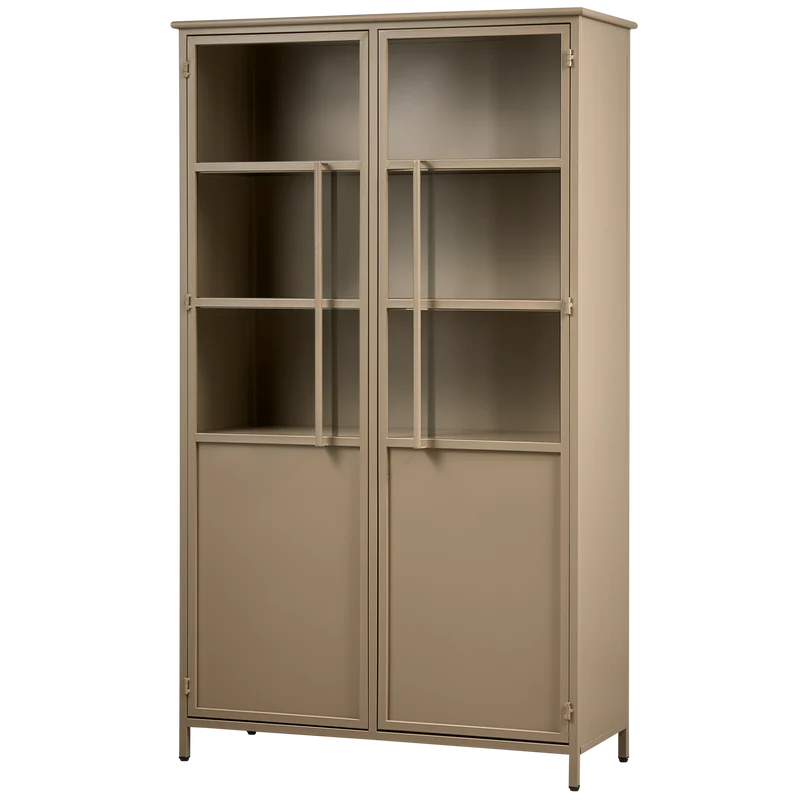 Vetrina 2 ante in metallo opaco Vitra 170x99 cm