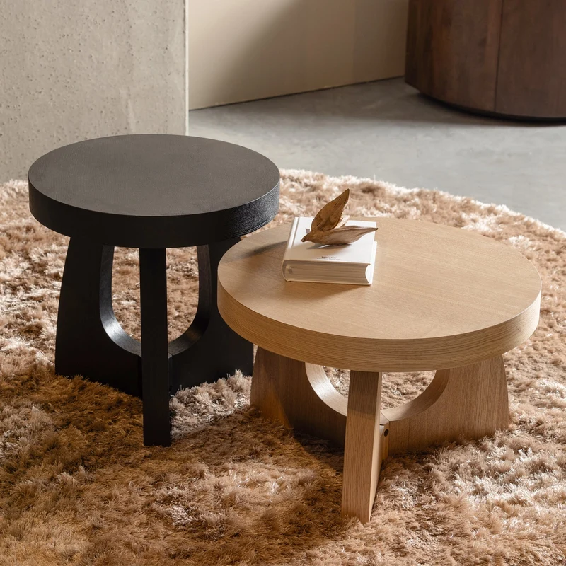 Tavolino in legno di frassino nero Tala 45x45 cm