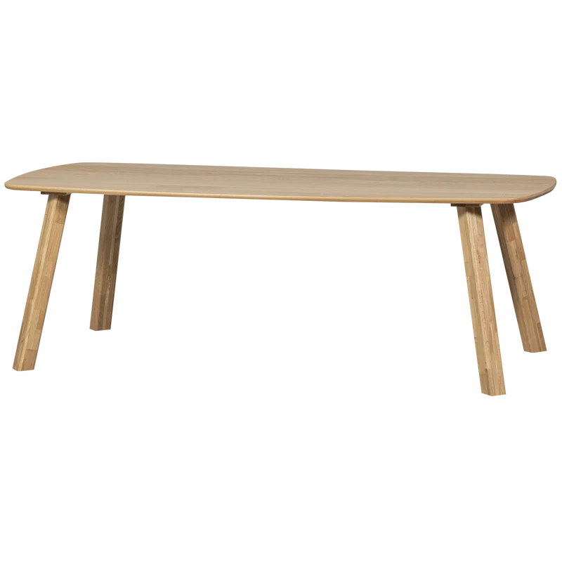 Tavolo da pranzo ovale in rovere Novus 74x220 cm