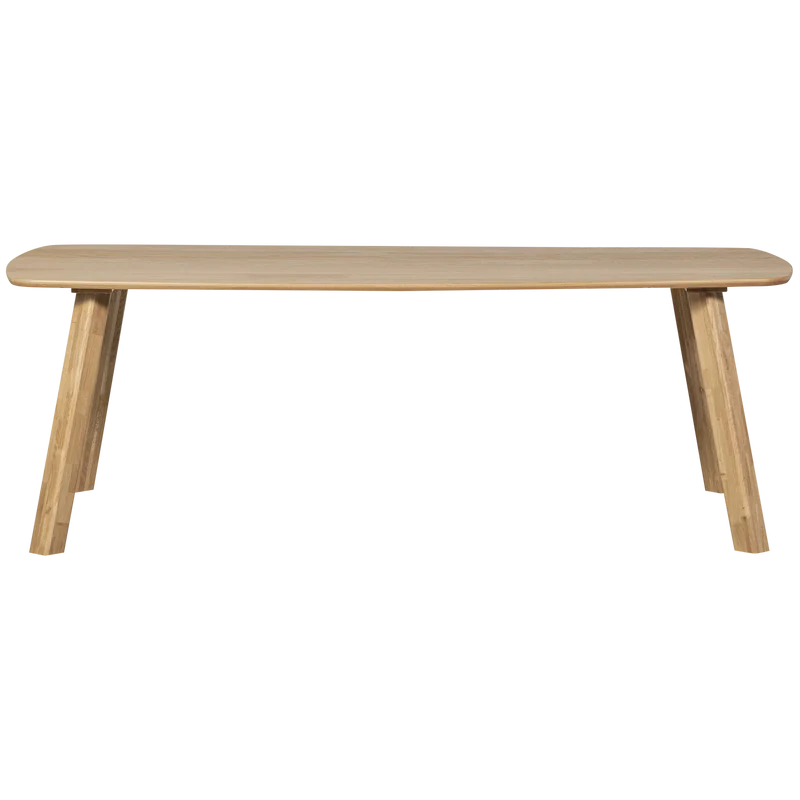Tavolo da pranzo ovale in rovere Novus 74x220 cm