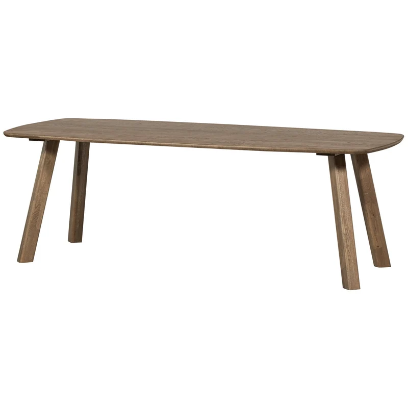 Tavolo da pranzo ovale in rovere Novus 74x220 cm
