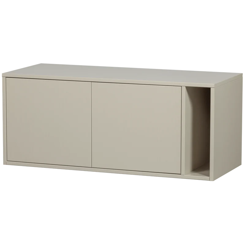 Mobile TV 2 ante in legno di pino Settle Down 45x108 cm