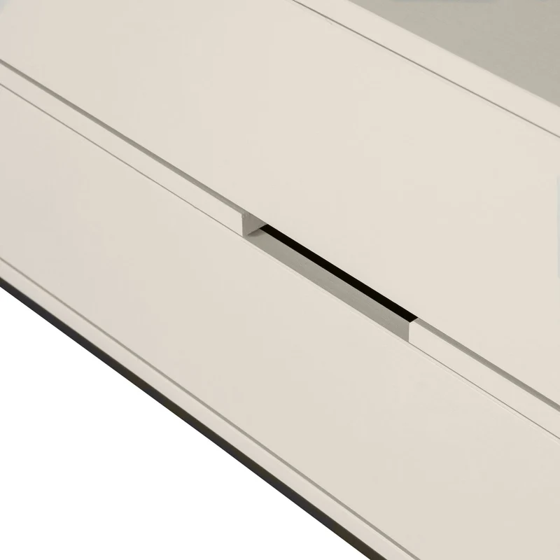 Mobile TV 1 anta 2 cassetti in legno di pino Silas 60x180 cm