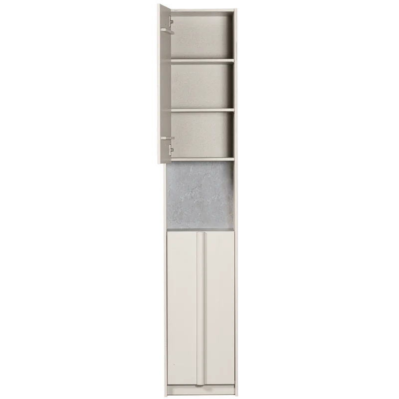 Credenza 2 ante in polvere di pino Basu 210x40 cm