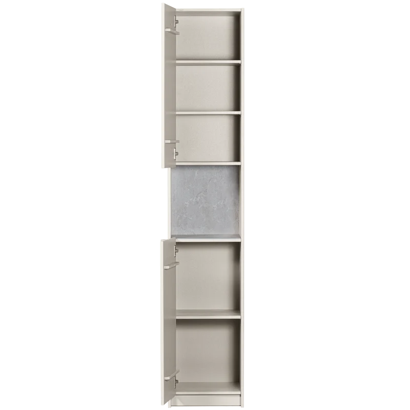 Credenza 2 ante in polvere di pino Basu 210x40 cm