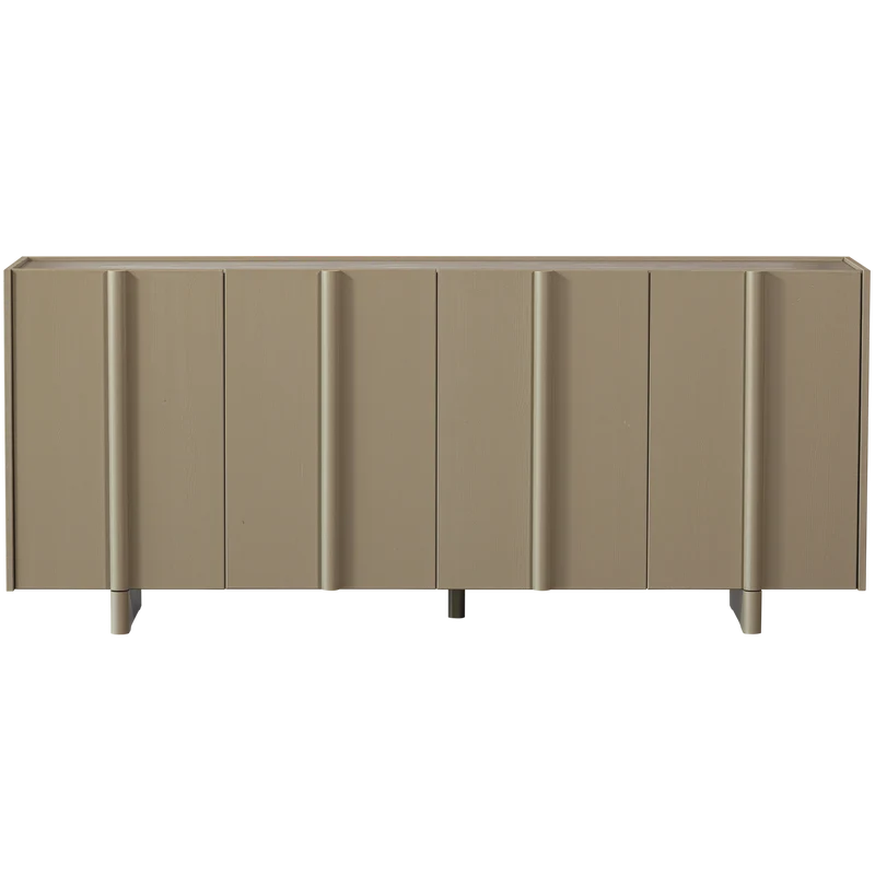 Madia 4 ante in legno di pino Basu 200x85 cm
