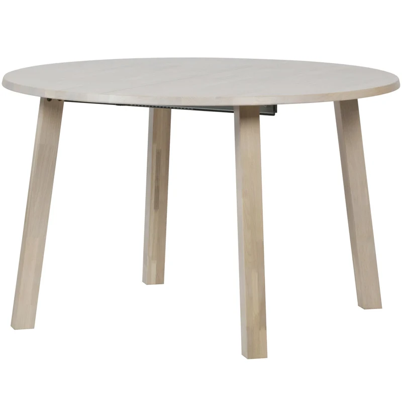 Tavolo da pranzo rotondo allungabile in rovere Tavo 75x120 cm