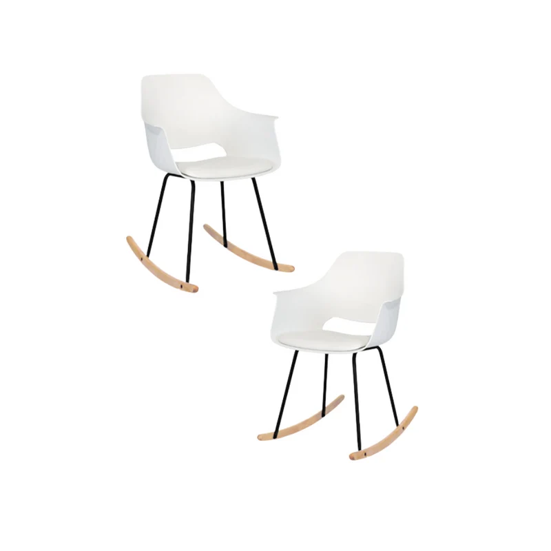 Denise (SET 2 SEDIE) - Sedia a dondolo con cuscino