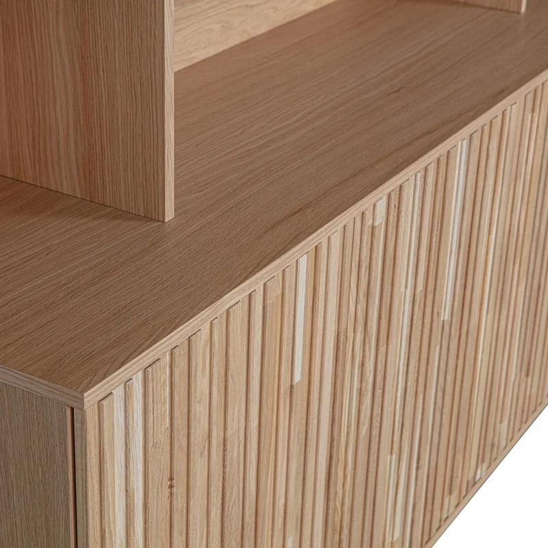 Madia 4 ante in legno di quercia New Gravure 150x200 cm