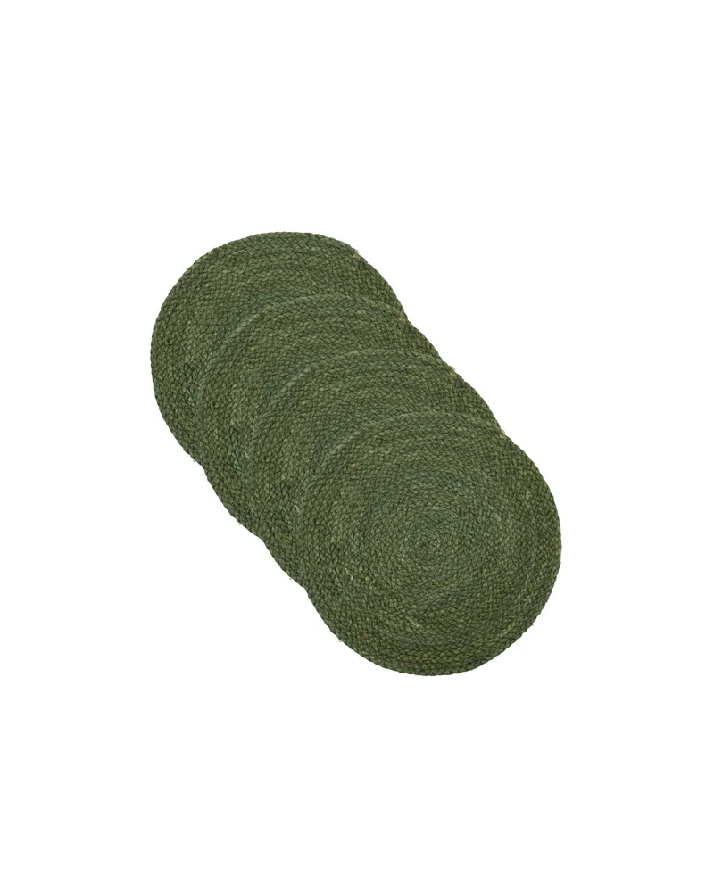 Placemats Circle groen - 4 stuks