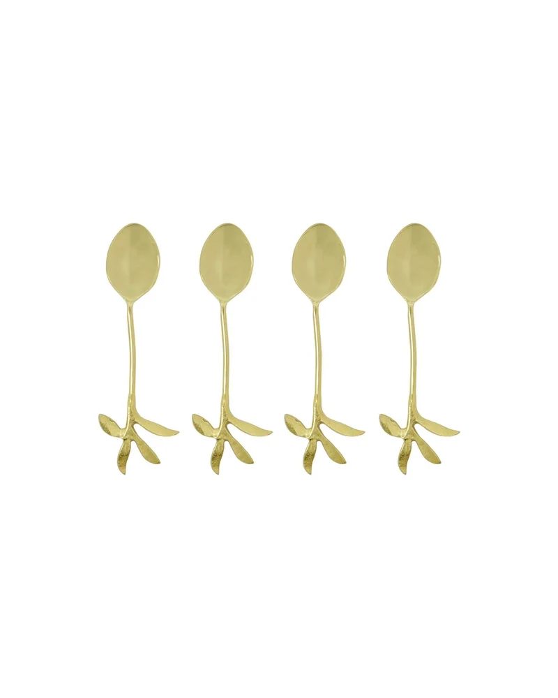 Theelepels Spoon goud - 4 stuks