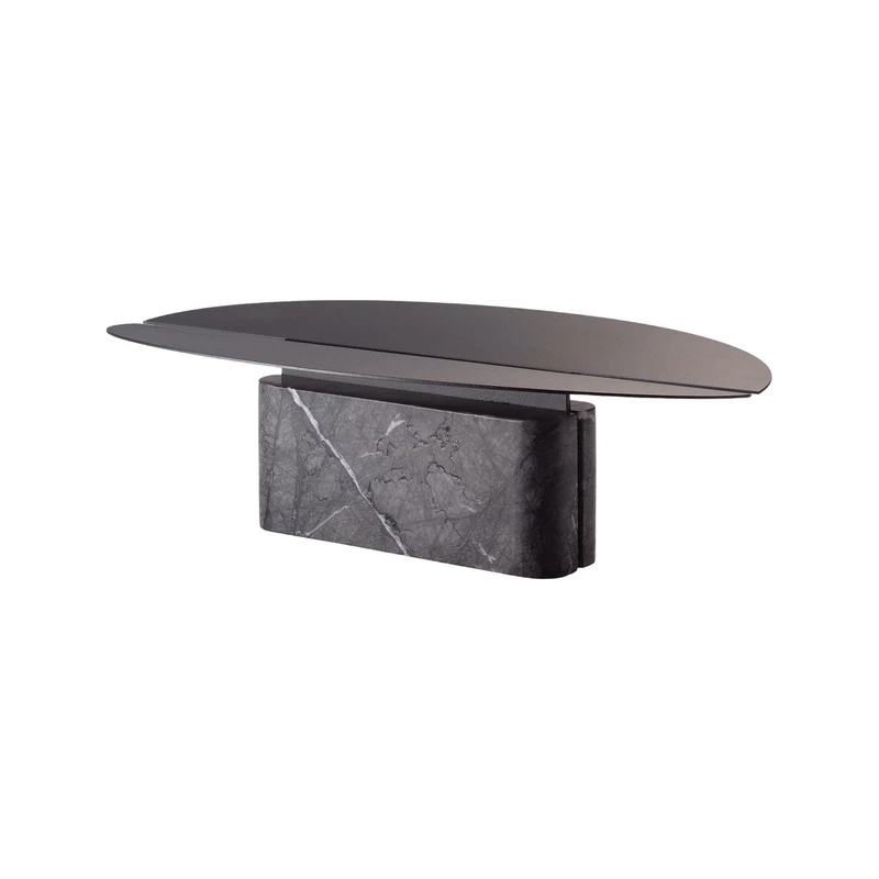 Marble and Steel Centrepiece ORIGINE by Alessandra Grasso for Kimano