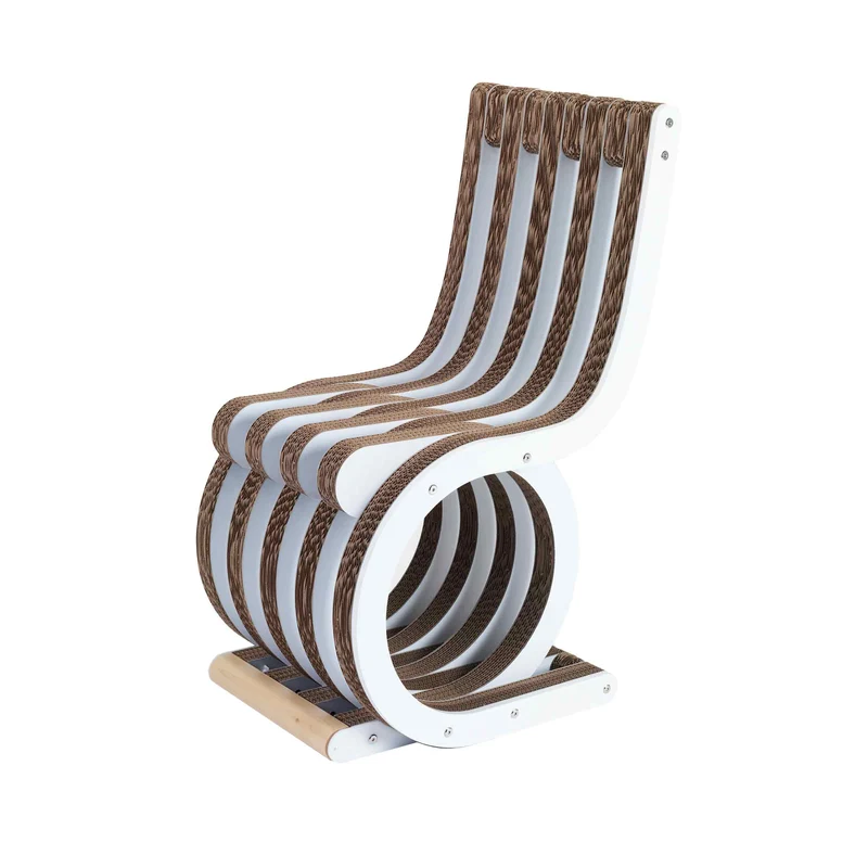 Cardboard Chair TWIST White